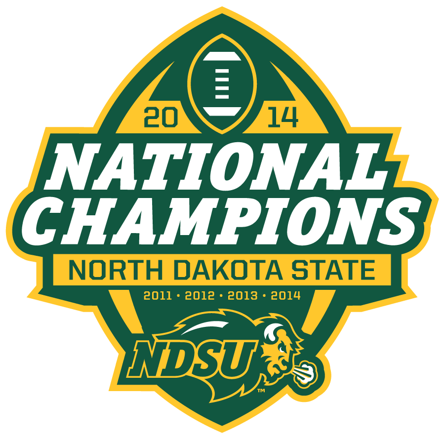 North Dakota State Bison 2014 Champion Logo iron on transfers for T-shirts